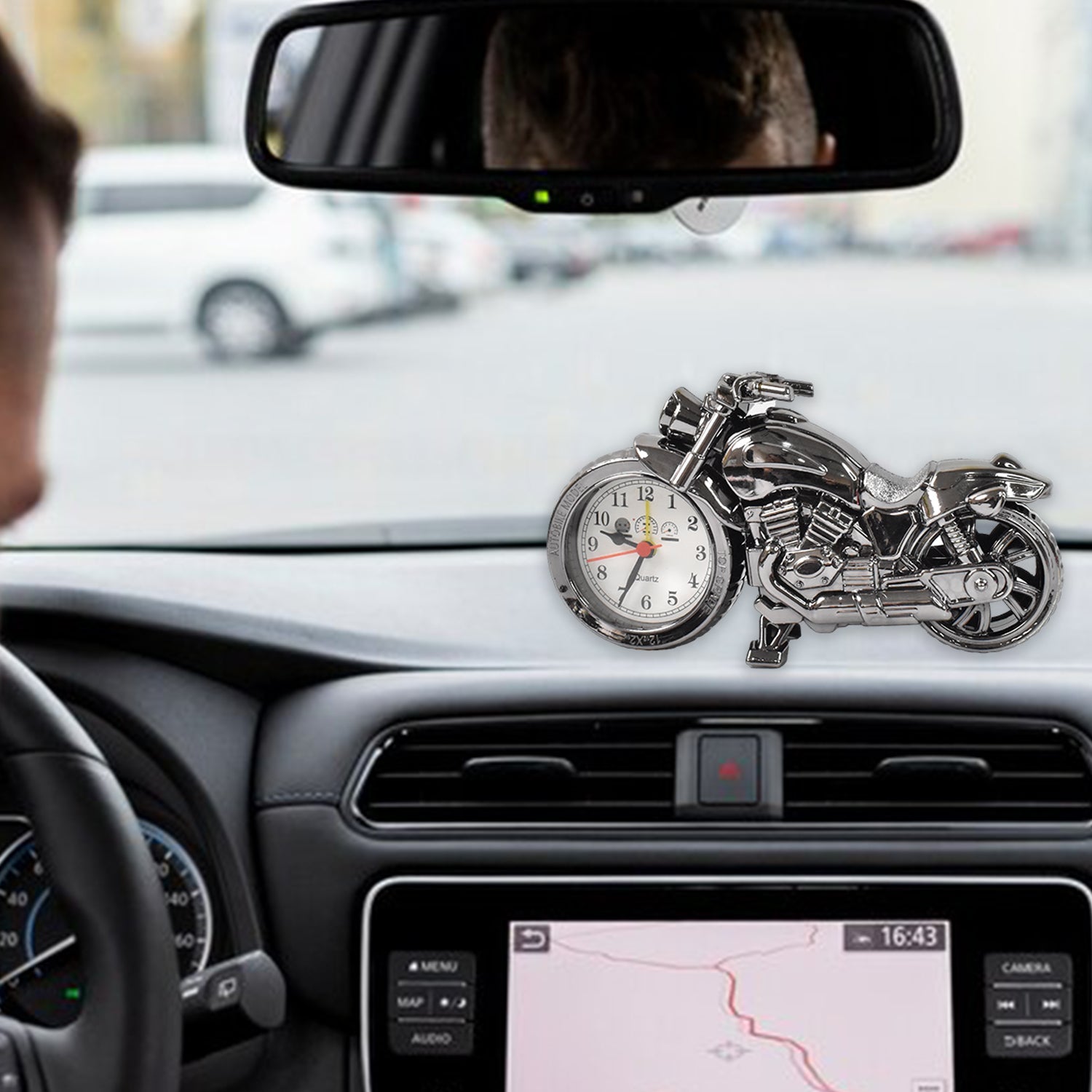 Motorcycle Alarm Clock, Motor Table Clock for Home Decor (1 Pc) Motorcycle Alarm Clock, Motor Table Clock for Home Decor (1 Pc)